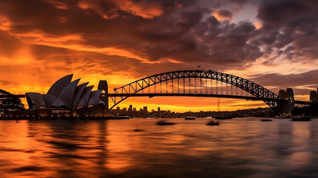 Sydney Opera House and Harbour Bridge