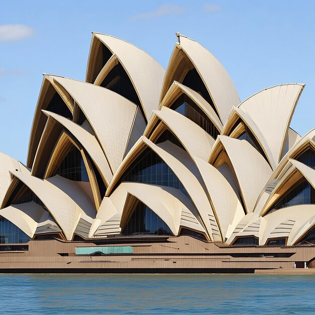 Photo the sydney opera house is located in sydney harbour