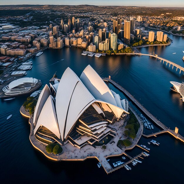 the Sydney opera house