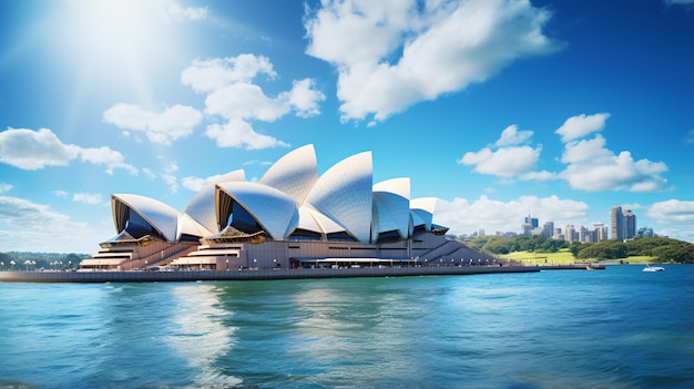 Строительство здания Сиднейской оперы Сидней Новый Южный Уэльс Австралия