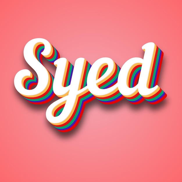 Photo syed text effect photo image cool