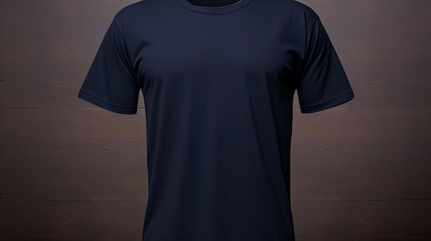 Photo syle navy t shirt