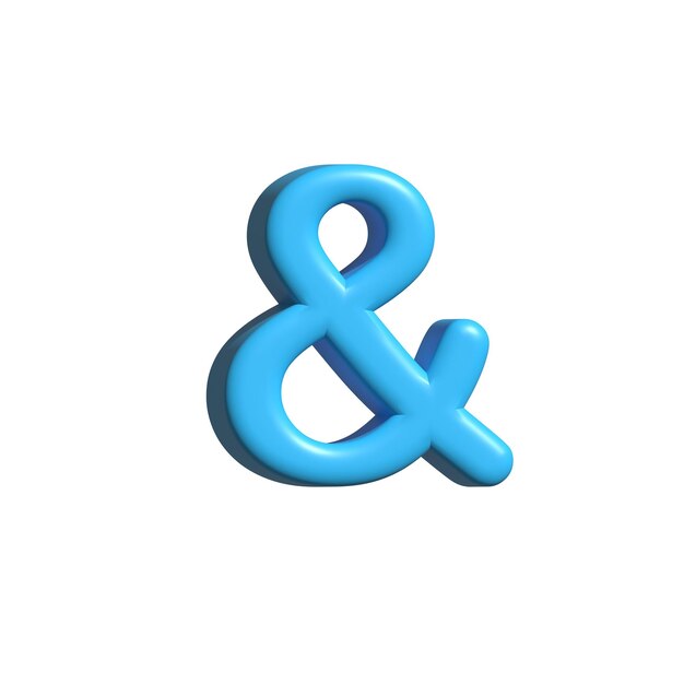 Фото Значок символа и логотипа амперсанда