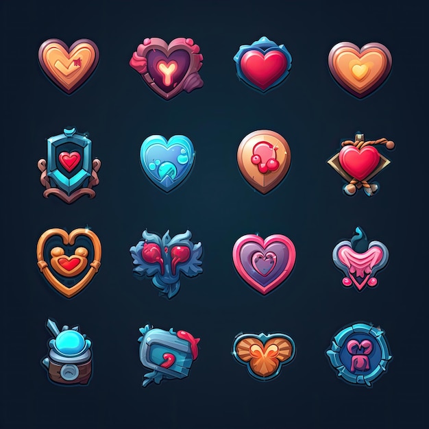 New AI Generated Game Icons