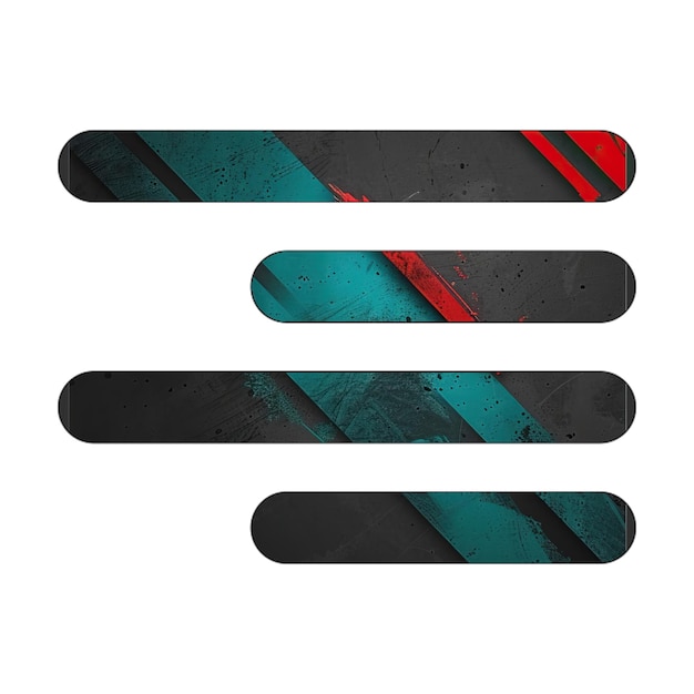 symbol icon diagonal black green red