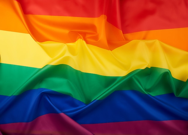 写真 レズビアン、ゲイ、バイセクシュアル、トランスジェンダーの人々の選択の自由の象徴
