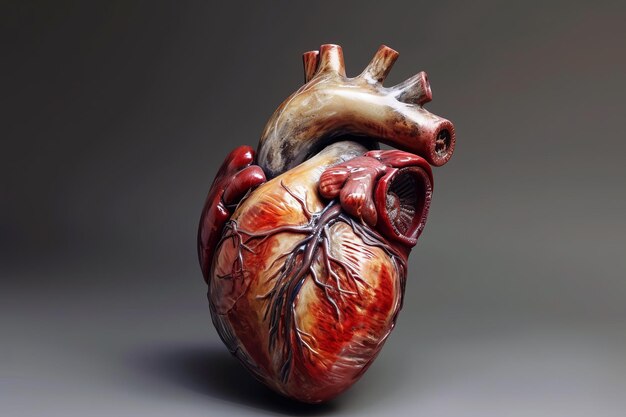 Photo symbolic artist anatomic heart generate ai