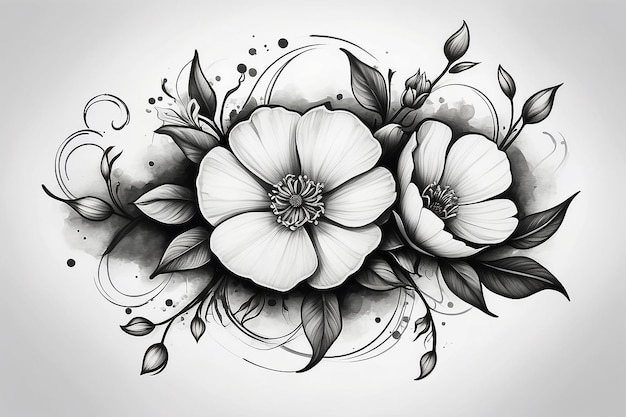 Symbolic Buttercup Tattoo Concept