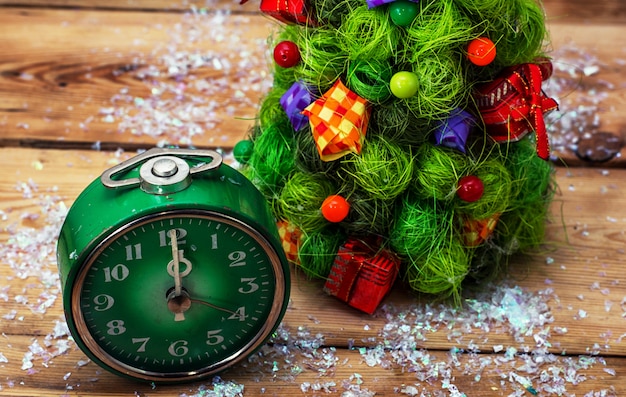 Symbolic Christmas alarm clock