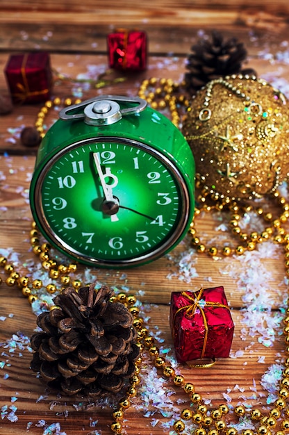 Symbolic Christmas alarm clock