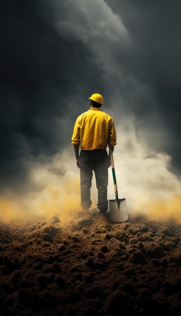 Symbolic image of worker surreal photo