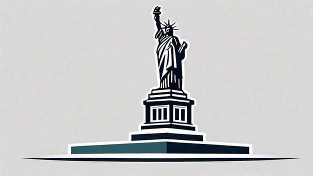 Symbolic Liberty Statue