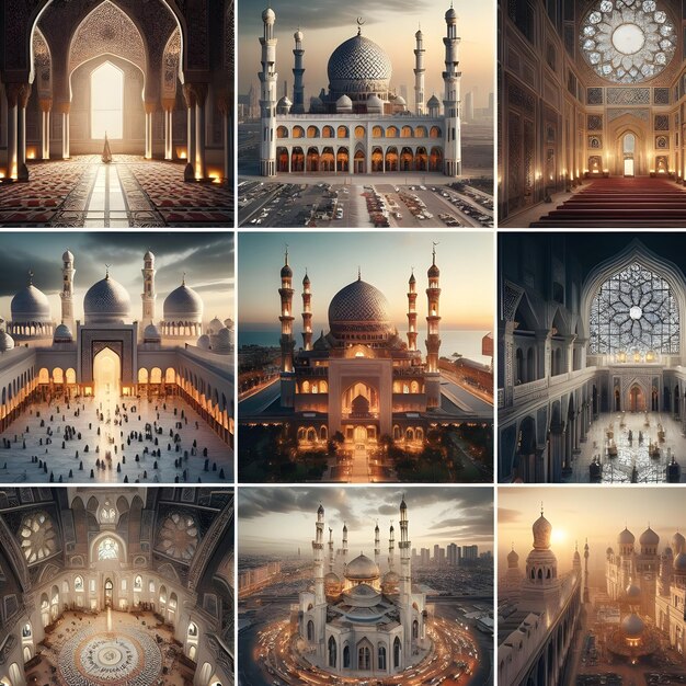 Photo the symbolic power of mosques in islamic architecture design