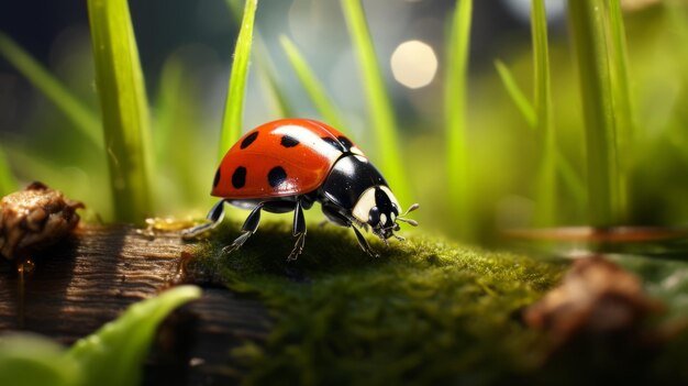 Symbolic Ray Traced Ladybug A Photorealistic Rendering In Unreal Engine