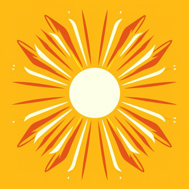 A symbolic sun illustration