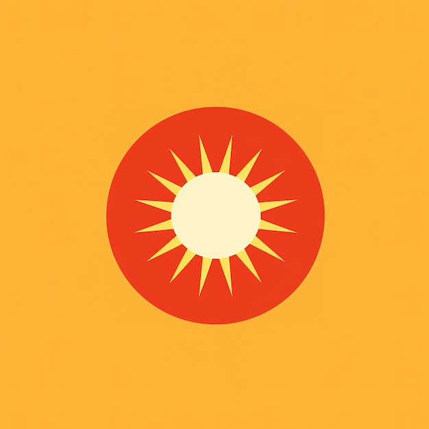 A symbolic sun illustration