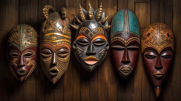 Symbolische betekenis van Afrikaanse maskers