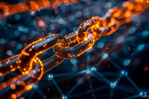 symbolism of digital network nodes in ensuring secure blockchain encryption for protecting data privacy concept blockchain encryption data privacy digital network nodes secure transactions