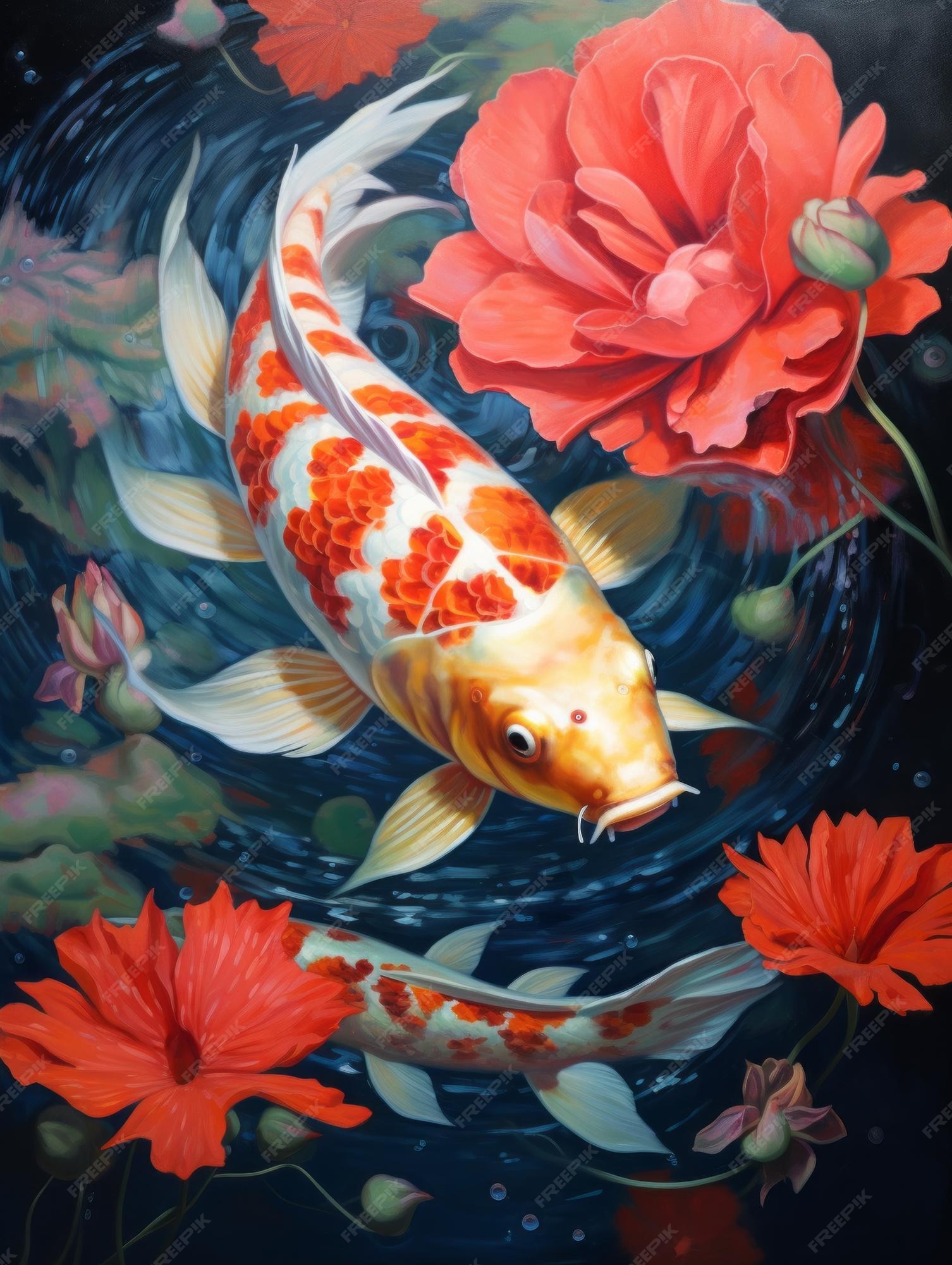 Premium AI Image The Symbolism Of Koi Fish In Culture premium-ai-image-the-symbolism-of-koi-fish-in-culture