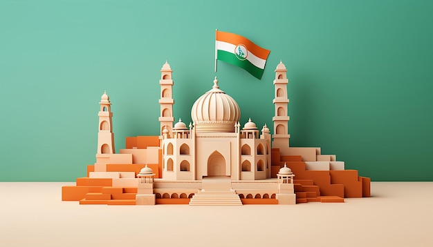 symbolizing India Republic Days aerial salute generated by artificial intelligence