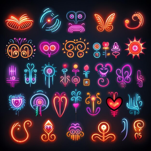Photo symbols icons
