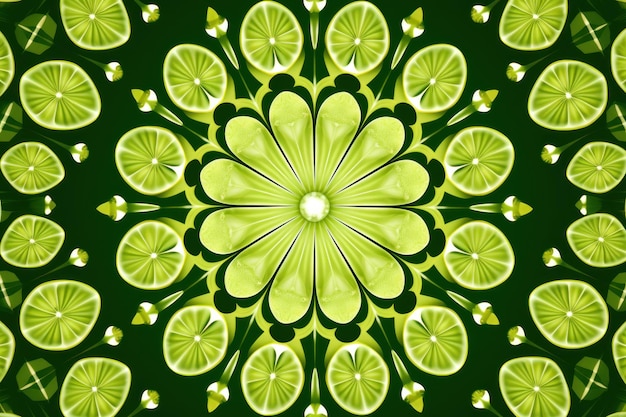 Symmetric lime circle background pattern ar 32 v 52 Job ID a7134d14b81a46328697f899f5de32b7