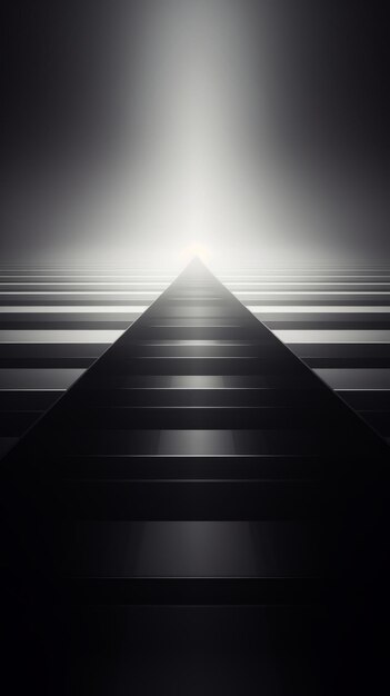 Symmetrical Abstract Black White and Gray Gradient Blur