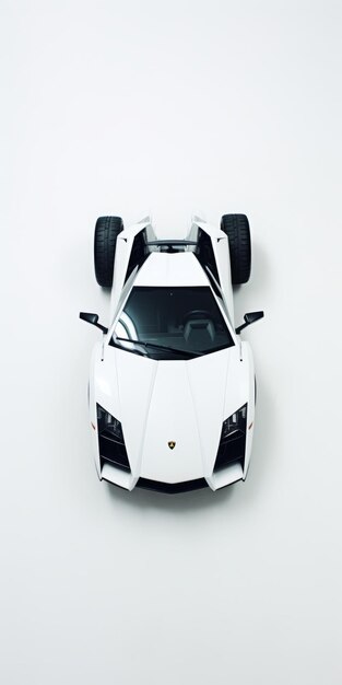 Symmetrical Offwhite Lamborghini Wallpaper In Kishin Shinoyama Style