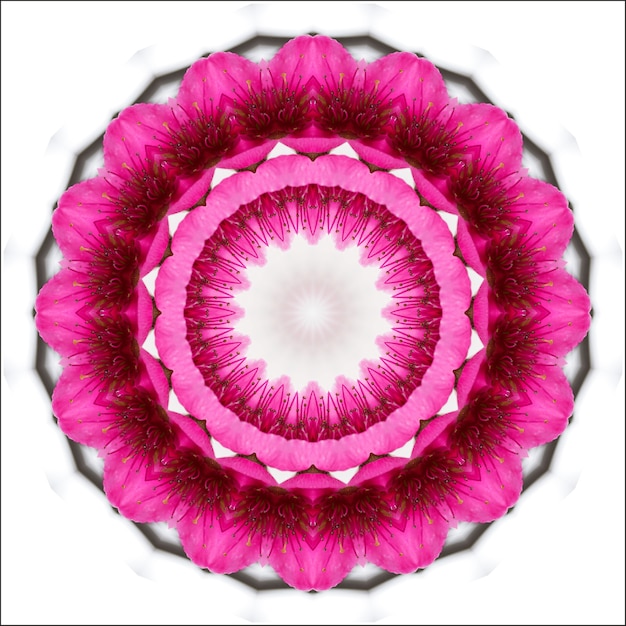 Symmetrical radial background abstract illustration