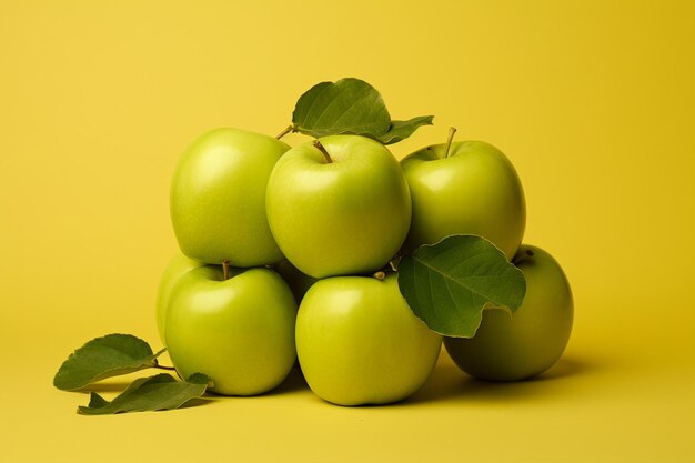 Symmetrische opstelling Groene appels