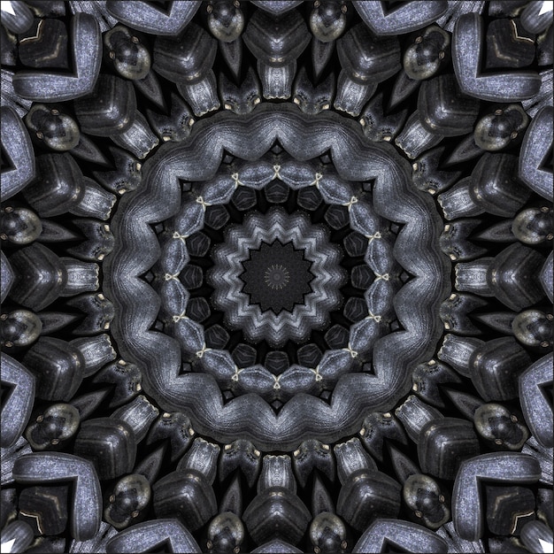 Symmetrische radiale abstracte illustratie als achtergrond