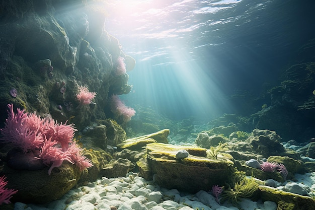 Foto symphony oceanic aroma van zeewier