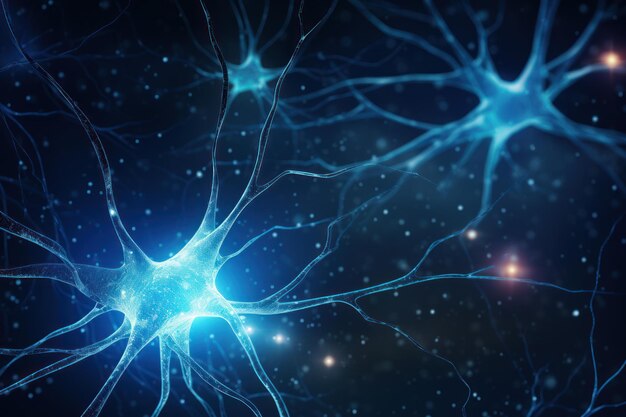 Synaptic connections in neural network