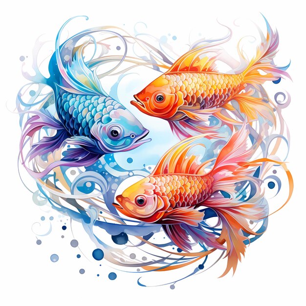 Synchronized Fish illustration