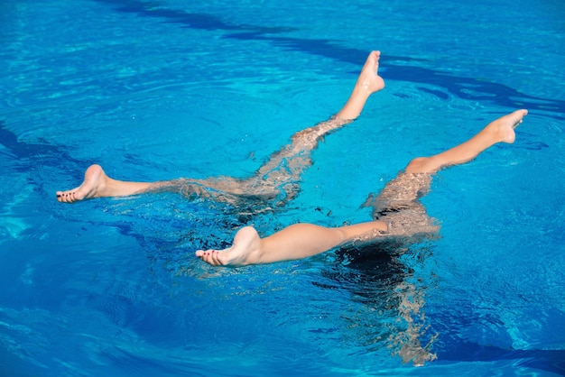 Synchronized swimming