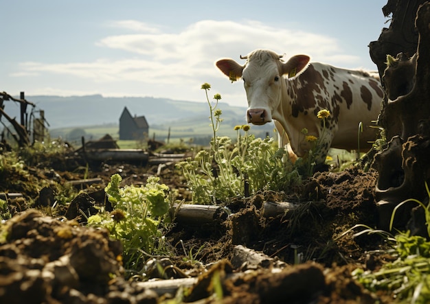 Synergistische landbouwpraktijken Integratie van veeteelt voor bodemverbetering