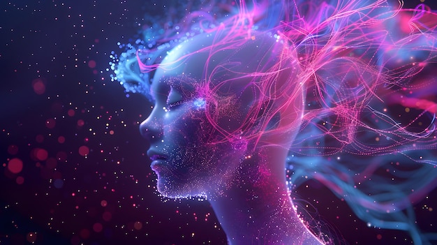 synesthesia visualization music as colors and shapes style by idea24club