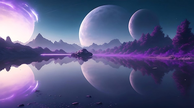 Synthetic Serenity background image
