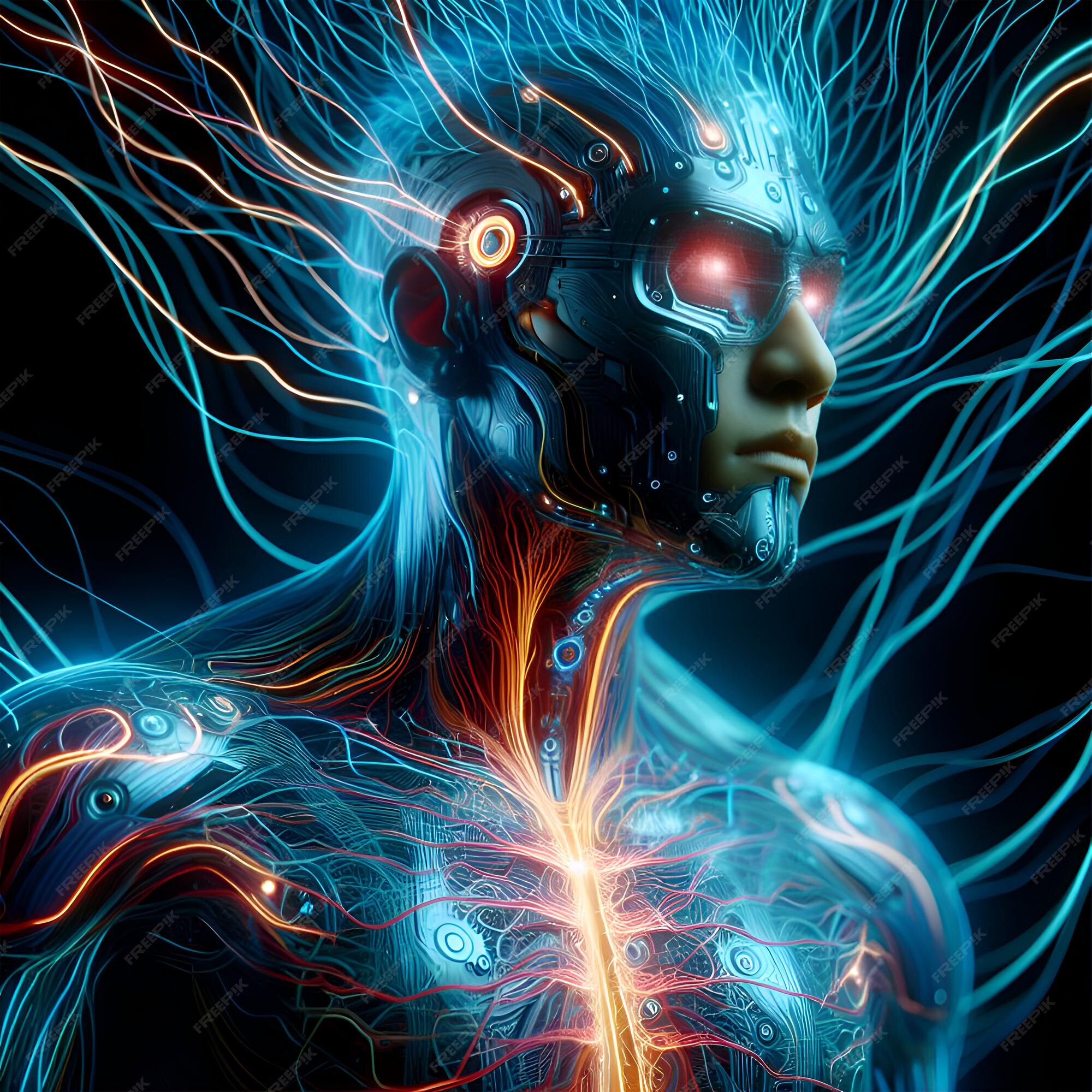 Premium Photo Synthetic Symbiosis Neonlit Pathways Of The Futuristic Premium Photo Synthetic Symbiosis Neonlit Pathways Of The Futuristic