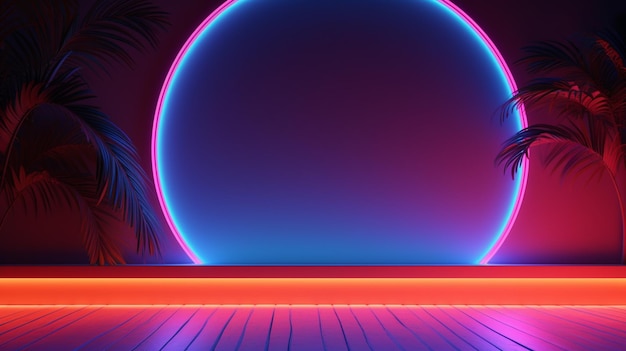 synthwave background