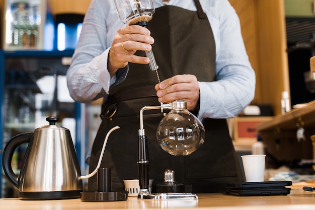 Syphon alternative method of making coffee