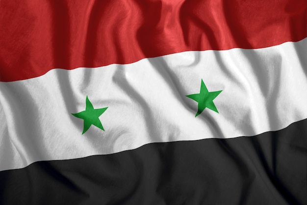 The Syrian flag