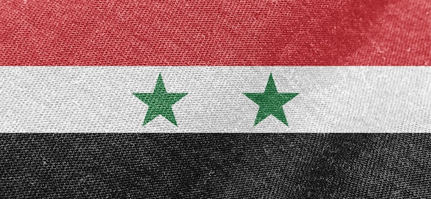 Syrië vlag stof katoen materiaal brede vlag behang