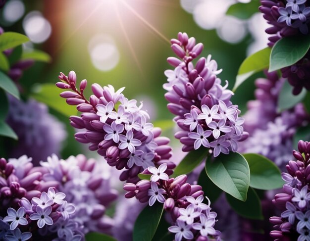 Syringa flowering woody plants in the olive family or oleaceae called lilac the flowers grow in
