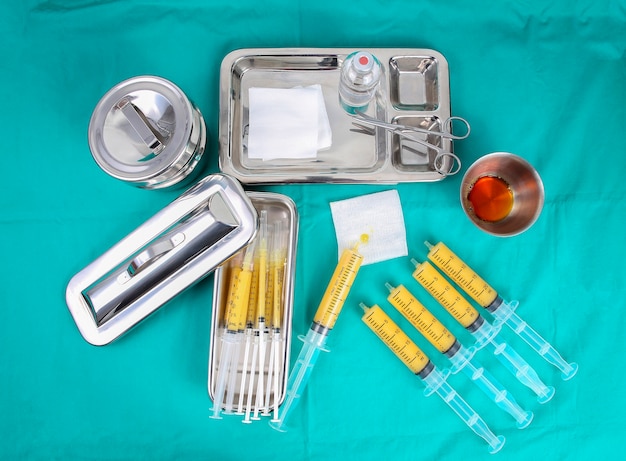 Photo syringes of fat for do fat grafting