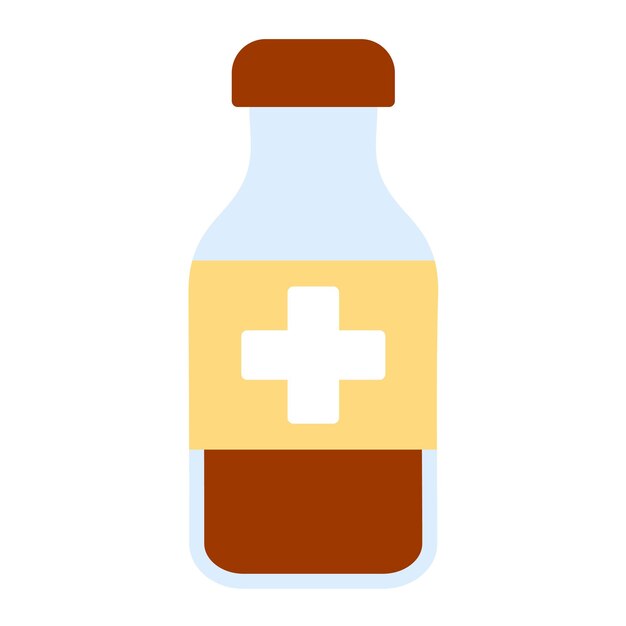 Photo syrup flat illustration