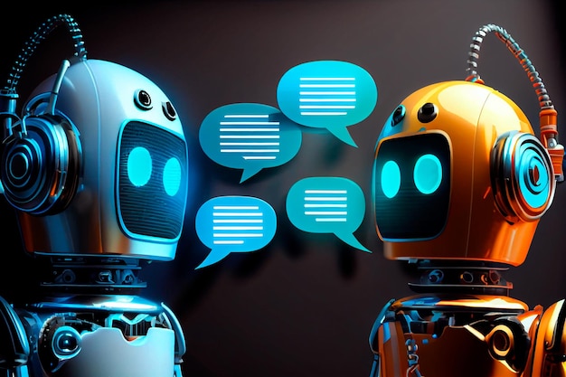 Foto systeem kunstmatige intelligentie chatgpt chat bot ai technologie slimme robot ai chat gpt-applicatiesoftware robotapplicatie chat gpt generatieve ai