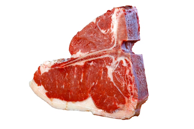 T Bone steak raw