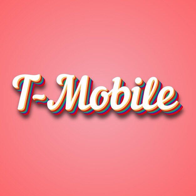 Photo t mobile text effect photo image cool