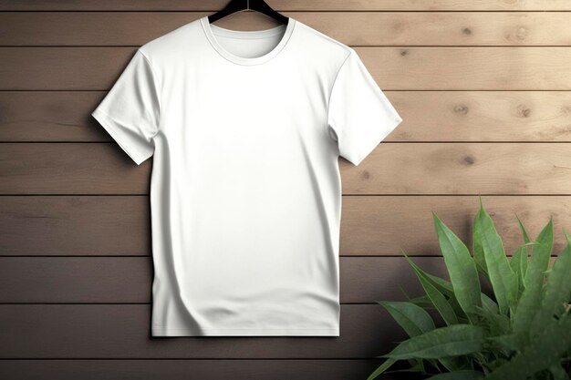 T-shirt achtergrond kopie ruimte mockup